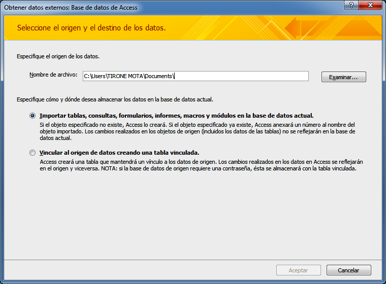 Obtener datos externos