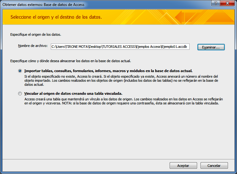 Obtener datos externos