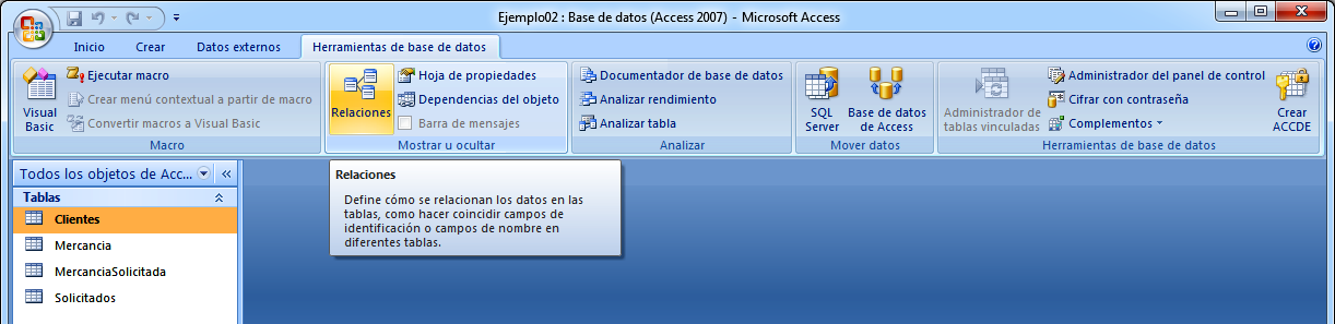 Relaciones
