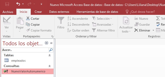 [Consulta Nuevo Valor Autonumerico]