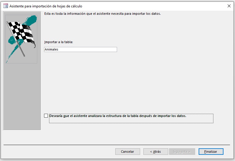 (Nombre tabla)