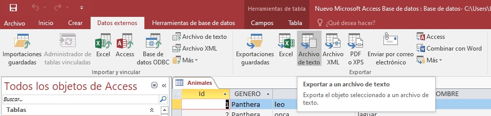 (Exportar a texto)