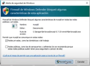[Permitir Acceso]